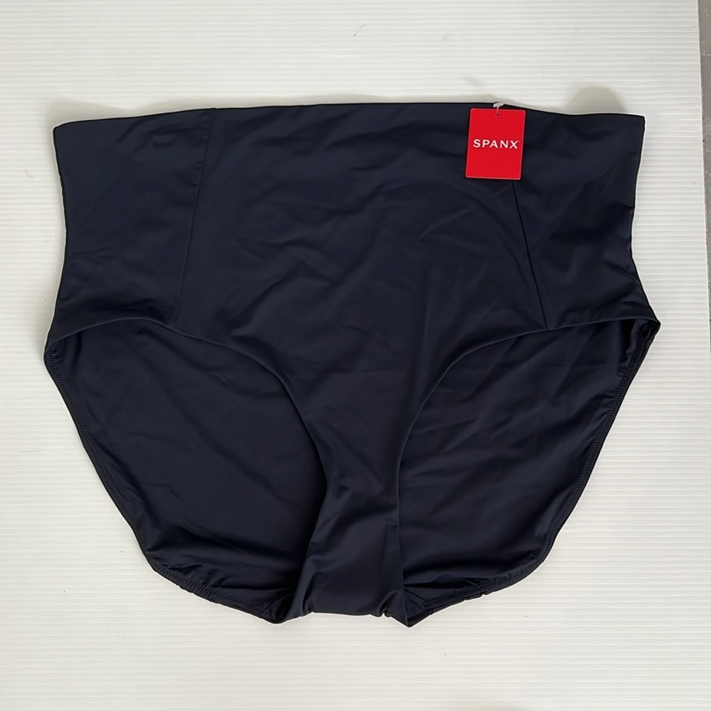 SPANX Women's Swim Brief, Sunkissed Navy, 3X - Picture 2 of 5